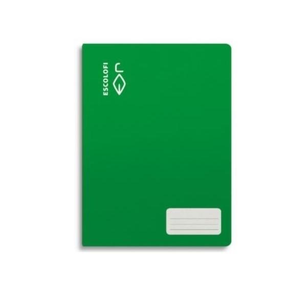 LIBRETA GRAP DINA4 LINEAS TBB 50H 70GR CON MARGEN ESCOLOFI VERDE