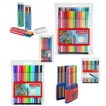 ROTULADORES ESTUCHE DE 20 COLORES STABILO PEN 68