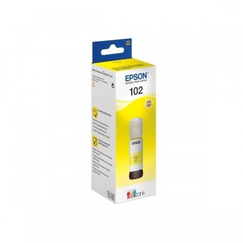 CARTUCHO ORIGINAL EPSON TINTA BOTE AMARILLO ECOTANK ET-2700, 2750, 3700, 3750, 4750 - Nº 102 C13T03R440