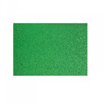 GOMA EVA PURPURINA 60X90CM VERDE FAIBO 1662-04