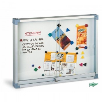 VITRINA ANUNCIOS FAIBO 90X120  PUERTAS METRAQUILATO