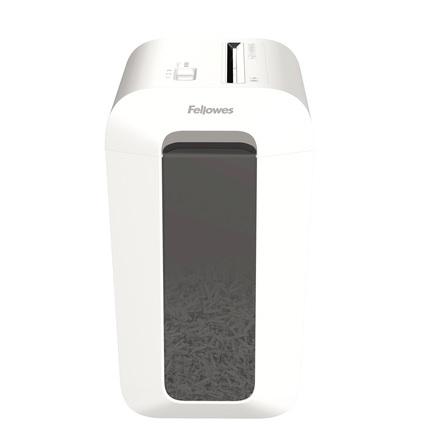 DESTRUCTORA FELLOWES LX65 CORTE EN PARTICULAS 4X40MM 22 LITROS 10 HOJAS BLANCA
