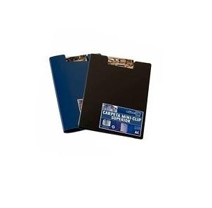 CARPETA CON PINZA SOPORTE MINICLIP SUPERIOR OFFICE BOX DINA4 NEGRO