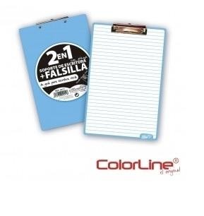 SOPORTE CON PINZA FALSILLA DE ESCRITURA COLORLINE