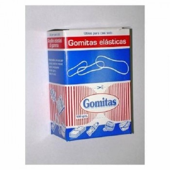 GOMAS ELASTICAS 100GR 20CM EN CAJA