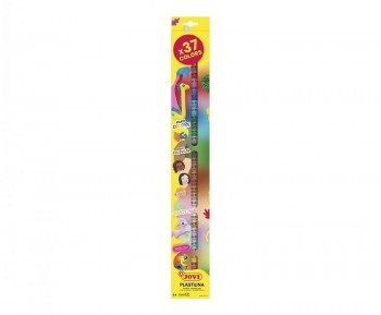 PLASTILINA JOVI ESTUCHE 37 COLORES  15GR SURTIDOS