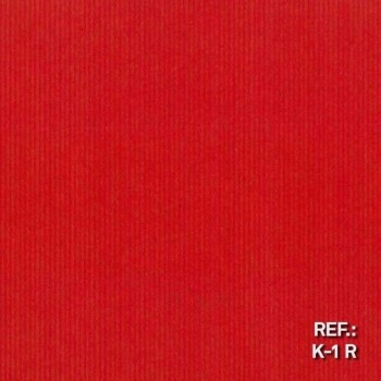 BOBINA DE PAPEL DE REGALO KRAFT ROJO K-1R