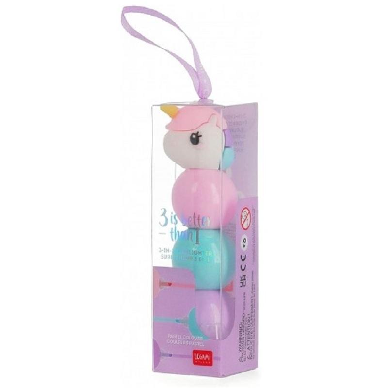 MARCADOR FLUORESCENTE SUBRAYADOR LEGAMY UNICORN (12)