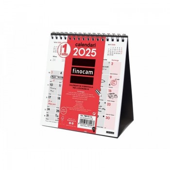 CALENDARIO SOBRETAULA ESPACIO PARA ESCRIBIR XS 2025 CAT+