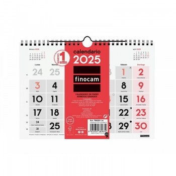 CALENDARIO PARED NUMEROS GRANDES S 2025+