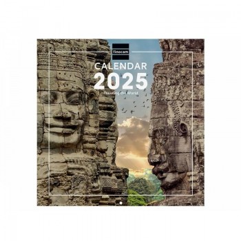 CALENDARIO PARED 30X30 2025 TRAVELING INTERNACIONAL