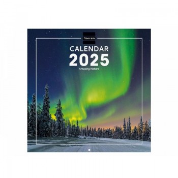 CALENDARIO PARED 30X30 2025 NATURE INTERNACIONAL