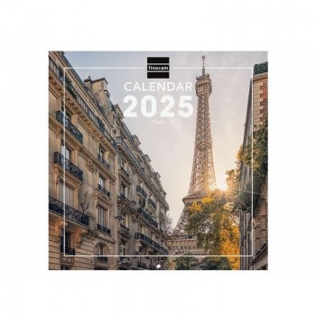 CALENDARIO PARED 30X30 2025 PARIS INTERNACIONAL