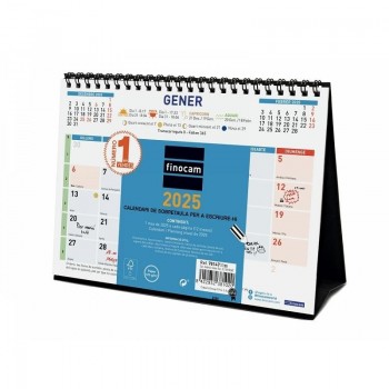 CALENDARIO SOBREMESA COLOR ESPACIO PARA ESCRIBIR  S 21X15 2025 CAT+