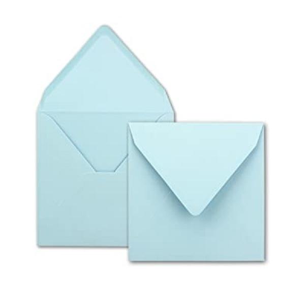 SOBRES COLOR 80GR 17X17CM AZUL CELESTE 356117 (25)