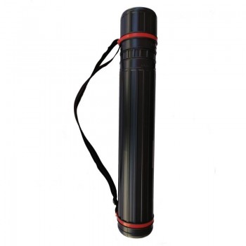 TUBO EXTENSIBLE CON BANDOLERA 78CM NEGRO