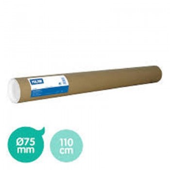 TUBO DE CARTON DIAMETRO 75MM LONGITUD 110CM MILAN