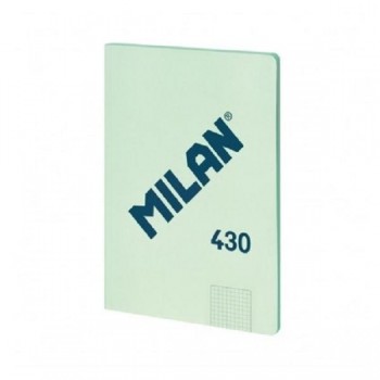 LIBRETA MILAN CUADROS DINA4 VERDE 48H