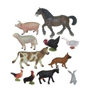 ANIMALES GRANJA  BEBES 10 UDS MINILAND
