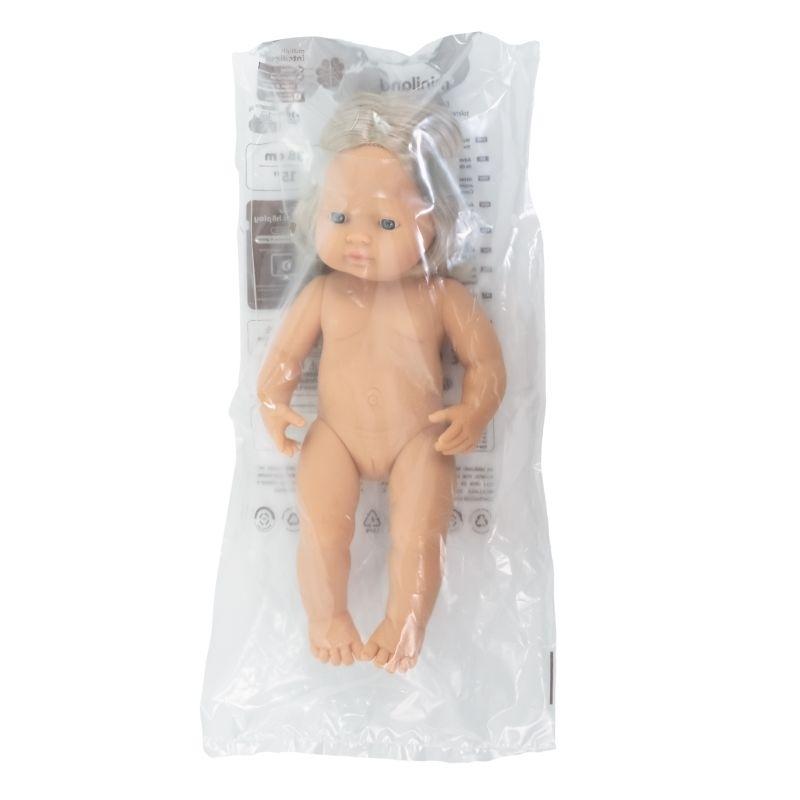 MUÑECA BEBE CAUCASICA 38 CM MINILAND