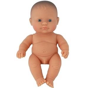 MUÑECO BEBE CAUCASICO 21 CM MINILAND
