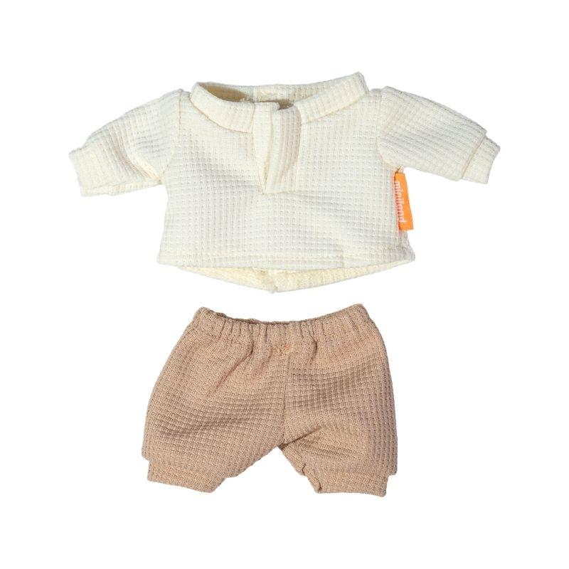 CAMISETA Y PANTALÓN INVIERNO PARA MUÑECO DE 21 CM MINILAND