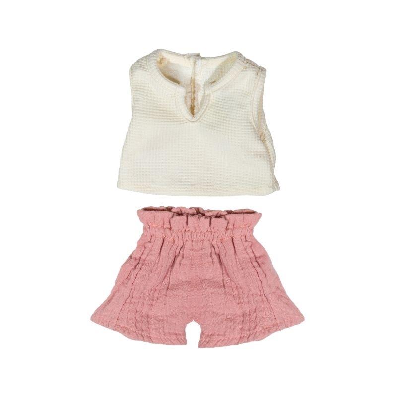 CAMISETA Y PANTALÓN DE VERANO PARA MUÑECO DE 38CM MINILAND