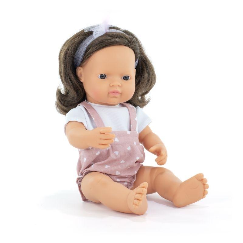 MUÑECA CASTAÑA 38CMMYFRIENDS&M MINILAND