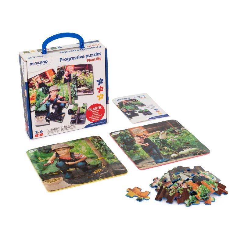 SET 3 PUZZLES PROG: PLANTAS UV MINILAND