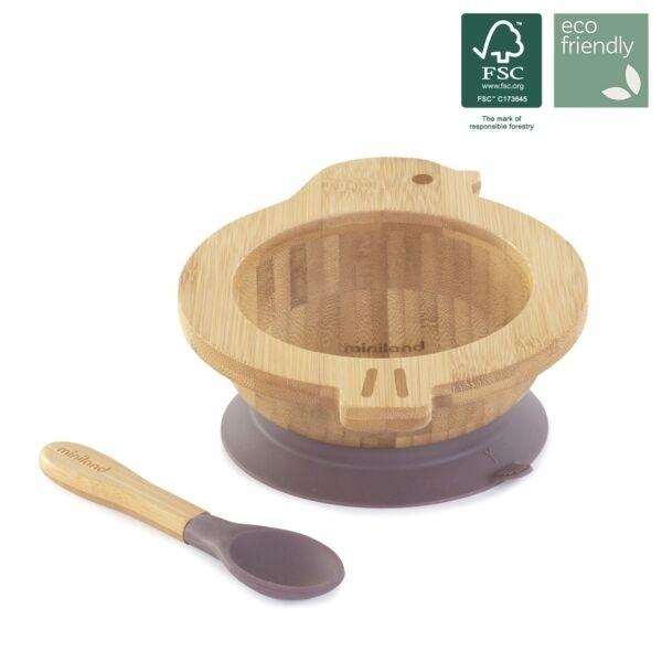 WOODEN BOWL CHICK FSC 100% MINILAND