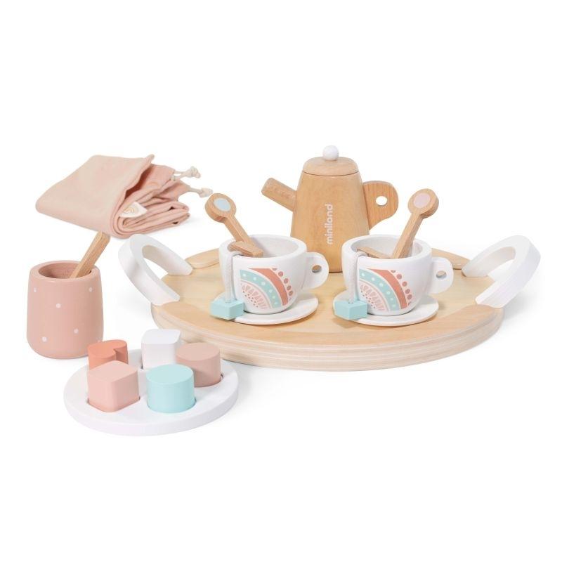 SET TE MADERA MUÑECOS FSC100% MINILAND