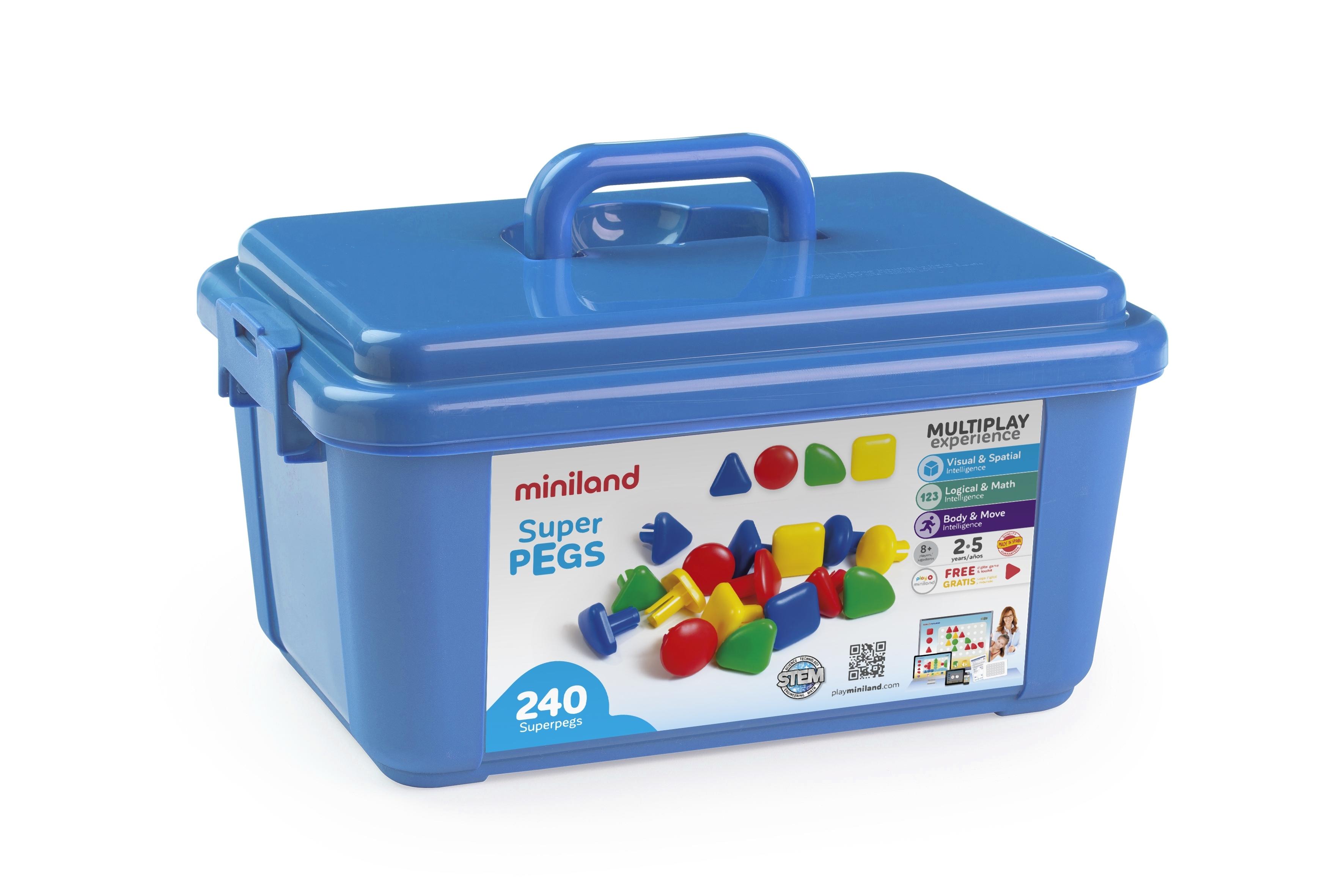 SUPERPEGS 240 PCS. PRIMARY C. MINILAND