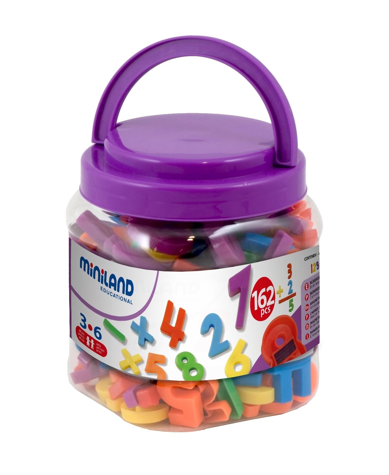 NUMEROS MAGNETICOS 162 PCS MINILAND