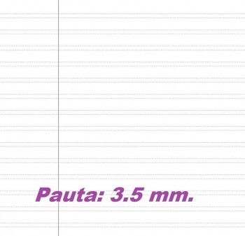 LIBRETA GRAPADA CUADERNO PAUTA 3,5MM DINA4 48H 90GR TP PPP OPENFLEX OXFORD