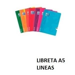 LIBRETA GRAPADA CUADERNO LINEAS DINA5 48 HOJAS 90GR TAPA POLIPROPILENO OPENFLEX OXFORD 400073337