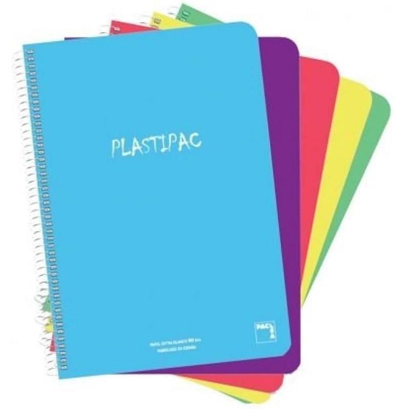 CUADERNO ESP FOLIO 4X4 PPP 80H 90GR PACSA TAPA NARANJA