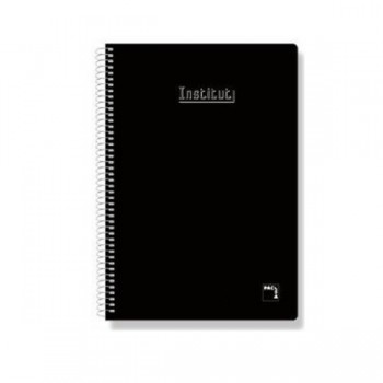 CUADERNO ESP FOLIO LINEAS TDD 80H 60GR TAPA NEGRA PACSA 16932