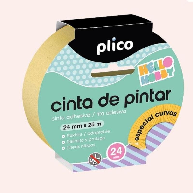 CINTA CARROCERO PINTOR ESPECIAL CURVAS 24MMX25M PLICO