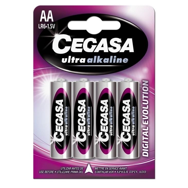 PILAS AA LR06 ALCALINA CEGASA BLISTER 4 UNIDADES