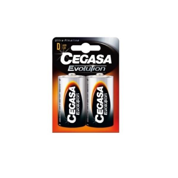 PILAS LR20 CEGASA ALCALINA EVOLUTION BLISTER 2 UNIDADES