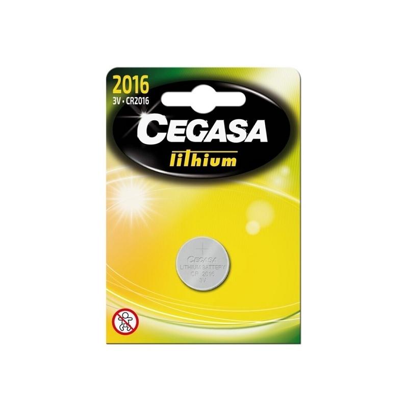 PILA BOTON CR2016 LITIO CEGASA 3V BT BLISTER