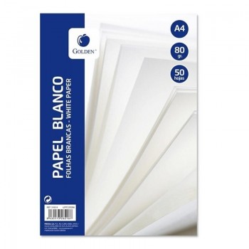 PAPEL DINA4 80GR BLANCO 100H LISO GOLDEN