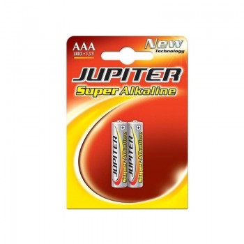 PILAS AAA LR03 ALCALINA JUPITER SUPER BLISTER 2 UNIDADES