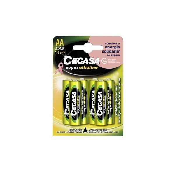 PILA LR6 AA CEGASA BLISTER 4+2