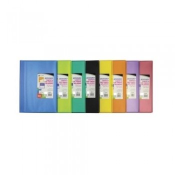 CARPETA DE 50 FUNDAS FOLIO PRAXTON POLIP VIOLETA TRANS