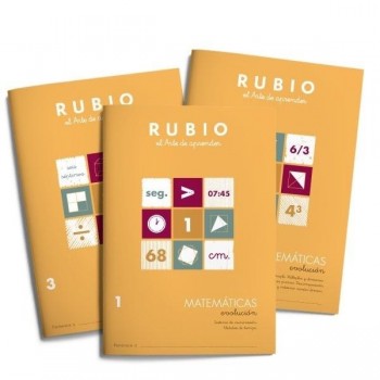 CUADERNO RUBIO MATEMATICAS EVOLUCION