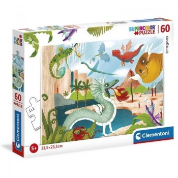 PUZZLE DISNEY DRAGONES 60PZS CLEMENTONI