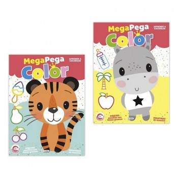 LIBRO MEGA PEGACOLOR DIDACTICO SALDAÑA CAD186