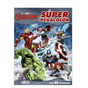 SUPER PEGACOLOR LOS VENGADORES SALDAÑA LD0737