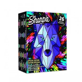 ROTULADORES SHARPIE CAJA DE 20 PUNTA FINA Y 20 PUNTA ULTRAFINOS